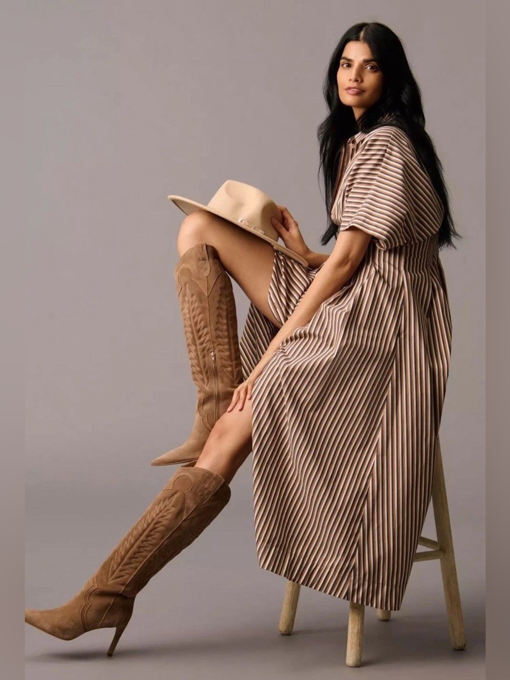 Tobie Exquise Button Down Dress